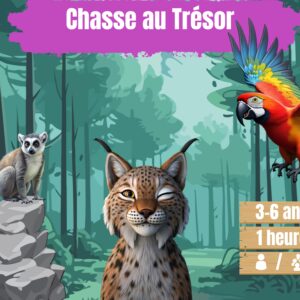 chasse au trésor animaux à imprimer pour enfants de 3 à 6 ans